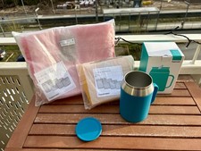 Tupperware Thermo Mug 400ml , 2x Silikon Bag XL / S