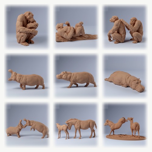 Tiere aus afrika - tiere,