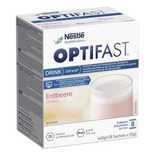 2x OPTIFAST Drink Erdbeere