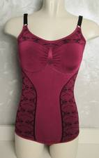 Schlankstütz? M 38/40 Mieder Spaghetti-Body Dessous-Optik weinrot SK 3 Shape ?