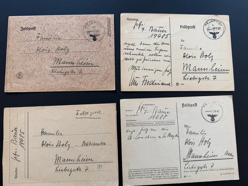 Feldpost briefe und - briefe,