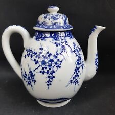 Hohe Große Teekanne  - Geisha Kirschblüte Blau Weiß 