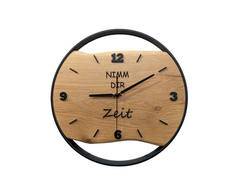 Wanduhren mit spruch eiche - wanduhren,