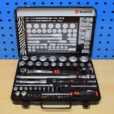 Würth Steckschlüsselsatz Zebra Steckschlüssel 56-teilig 1/4 1/2 Zoll Satz