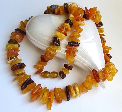 Kette collier echte - collier, bernsteine