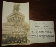Echt Foto AK WK2 Kaiser wilhelm denkmal deutsches Eck