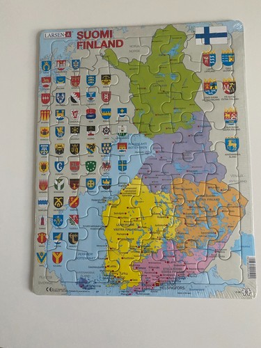 Puzzle finnland karte von - puzzle,