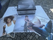 Turntable Radio Ampli Tuner Plattenspieler Treton mit 120 Schallplatten