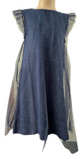 Arizona Kleid Blau mit Glitzer
