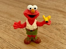 Jim Henson Figur - Elmo mit Schmetterling - Sesamstraße - 6cm - Zustand sehr gut