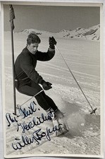 Willy Bogner signiert Ski