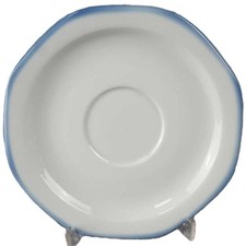 Untertasse für Kaffee Burg Lindau Blaue Linie Blau