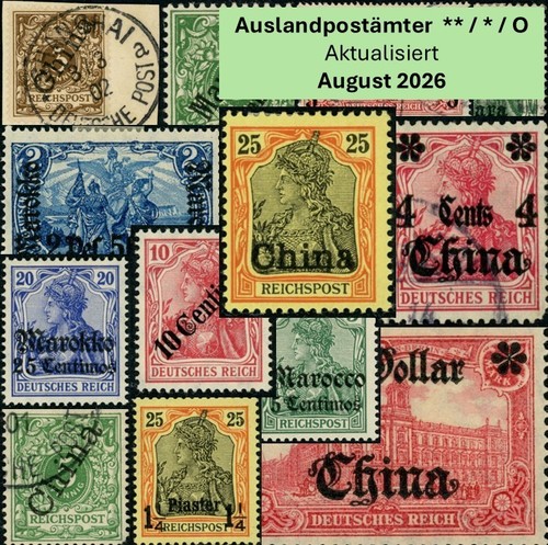 Deutsche auslandspostämter - deutsche,