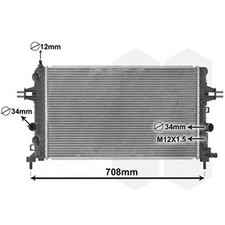 Van Wezel Wasserkühler für