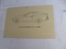 Porsche 924 ( 928 ? ) Schild