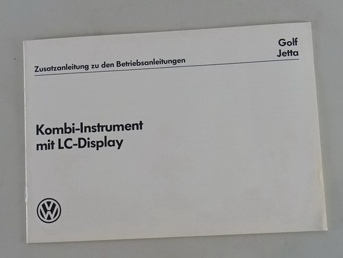 Zusatz betriebsanleitung - zusatz-betriebsanleitung, vw