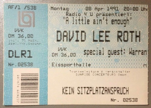 David lee roth 1991 berlin - roth,