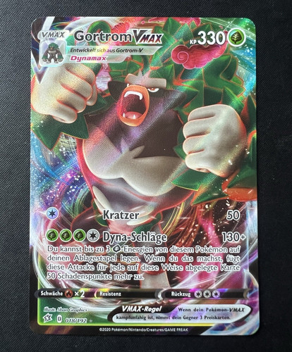 Pokémon gortrom vmax 018 - gortrom,