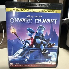 DISNEY PIXAR ONWARD (4K ULTRA HD BLU RAY  & Digital Code)