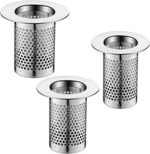 Abflusssieb Dusche Haarsieb Edelstahl 3 Größe Waschbecken Siebeinsatz Sieb D