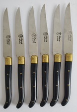 Vintage Laguiole Messer Set, Steakmesser