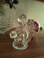 Kerzenhalter Engel aus Glas