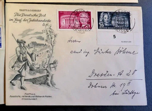 Ddr 1953 ersttagsbriefe - ddr,