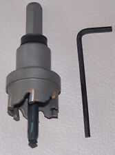 MP.S Hartmetall Lochsäge, 29 mm (PG 21) Flachschnitt für Edelstahl, V2A, V4A etc