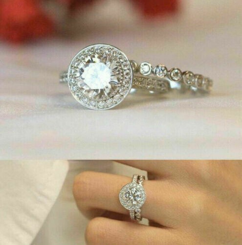 Halo verlobungsring set 90 - halo-verlobungsring-set, 2,90