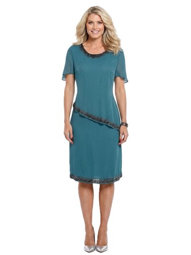 Marken kleid petrol mit - marken,