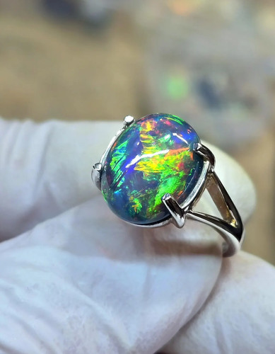 Multi feueropal ring - multi,