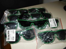10 Stück  LED Brille