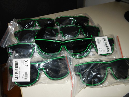 Stück led brille - 10,