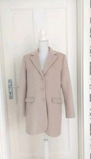 Damen Blazer Jacke Marke Lounge Nine Beige, Gr. 38, Kurzmantel Übergangsjacke