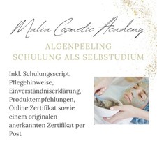 Algenpeeling Schulung als