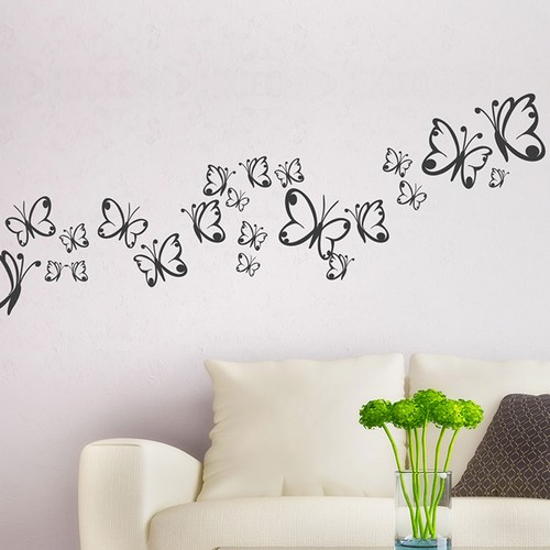 Wandtattoo schmertterling - wandtattoo,