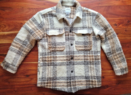 Zara wollhemd overshirt jacke - zara,