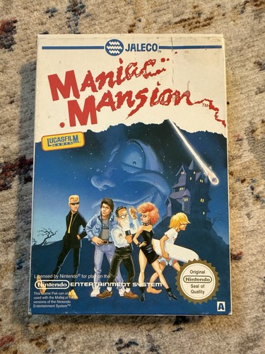 Maniac mansion nintendo nes - mansion,