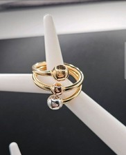 Tricolor Ring aus 750/18 Karat