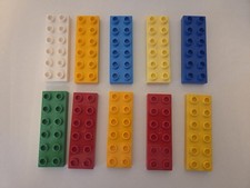 10 x  Lego Duplo Flache Steine
