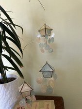 Vintage Handarbeit Capiz