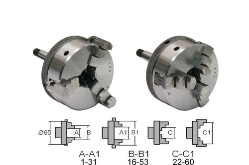 28143 dreibackenfutter 65mm - 28143,