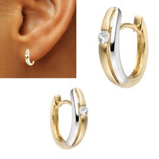 Kleine Klappcreolen 333 echt