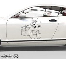 Aufkleber Die Schlümpfe-Jokey - Sticker für alle glatten Flächen