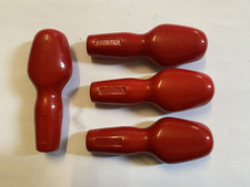 4 x Kunststoff Stanley Griffe für Feilen/Schraubendreher ca. 4,5 mm - New Old Stock