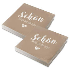 itenga 40x Servietten Schön