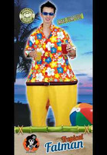 Tropischer Fatsuit Hawaii Boy Overall Kostüm Karneval Fasching JGA Fatman Dicker