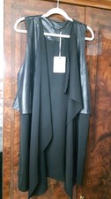 Damen weste. XL. "PATAGO". Schwarz.