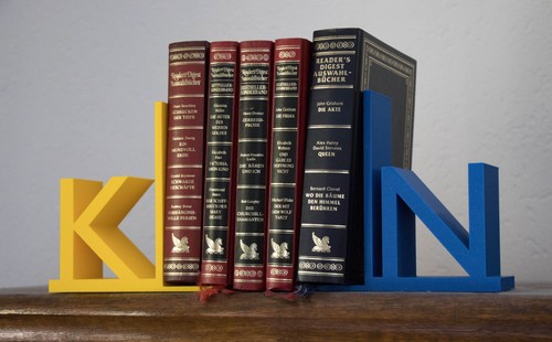 Buchstütze personalisierbar