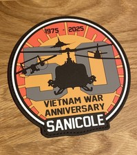 50 Years Vietnam War Huey Bell PVC Patch Sanicole Airshow 2025 Aufnäher Bronco